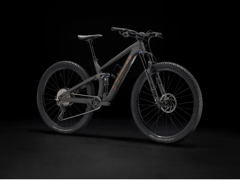 2022 Trek Top Fuel 9.7 SLX XT XC Mountain Bike in Raw Carbon